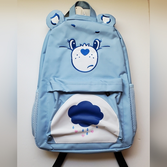 Grumpy Bear Blue,White & Blk Backpack by Mad Engine NWT Care Bear Cartoon *READ* - Picture 1 of 16